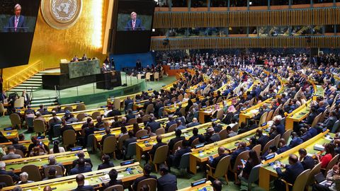 ÜRO PEAASSAMBLEE ⟩ Trump ähvardas Iraani hävitada, teised juhid hoiatasid jõupoliitika eest
