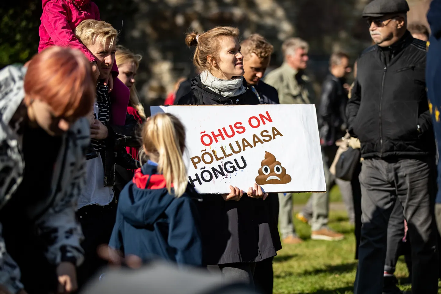 «Jah vabadusele, ei valedele» meeleavaldus Hirvepargis.