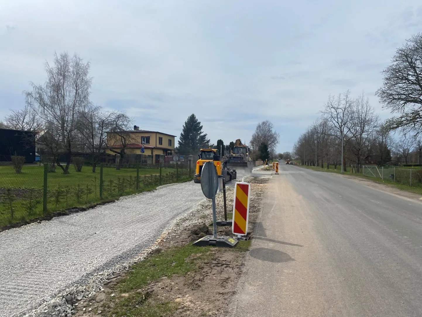 Haljala alevikus valmib peagi uus lõik kergliiklusteest.