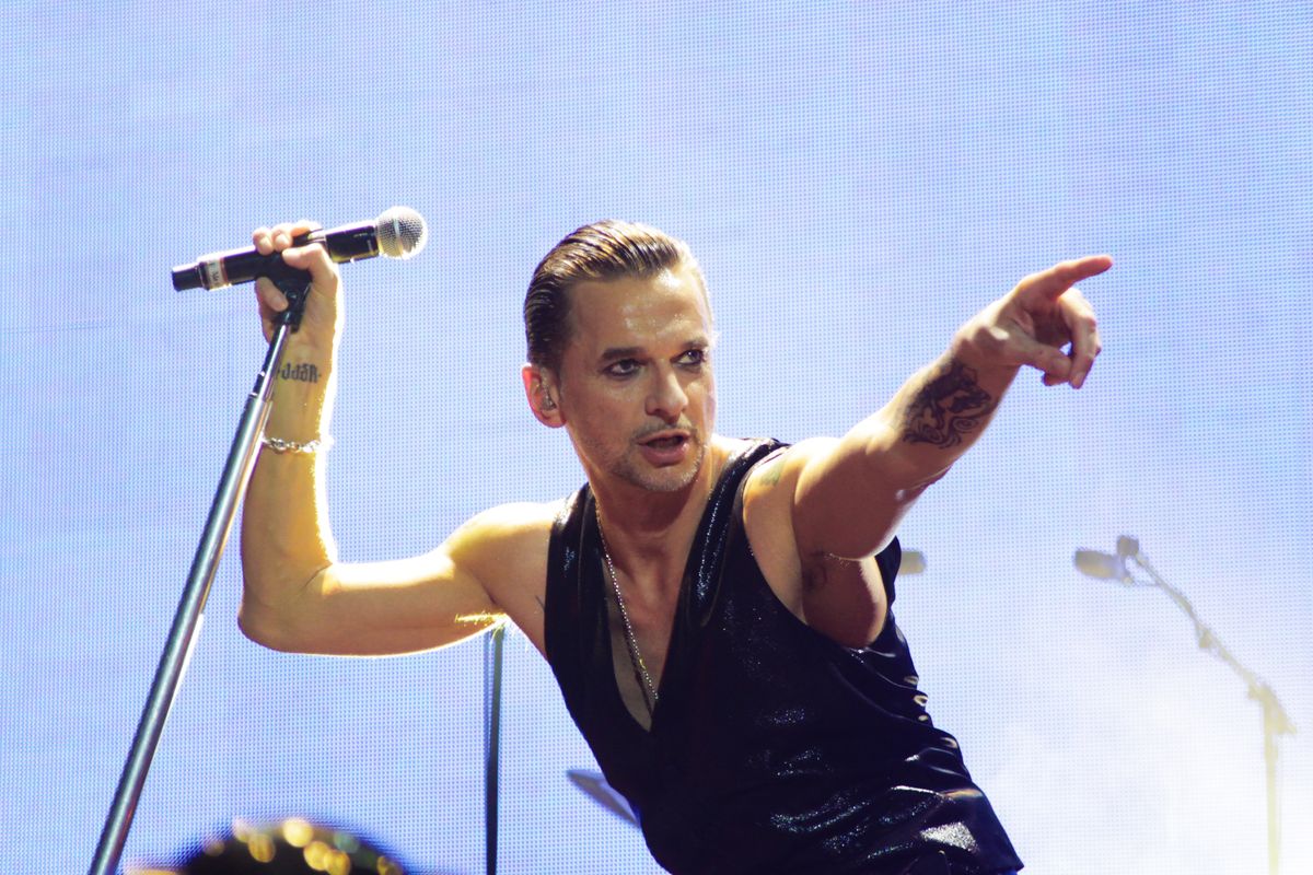 Depeche Mode'i solist Dave Gahan aastaid tagasi laval.