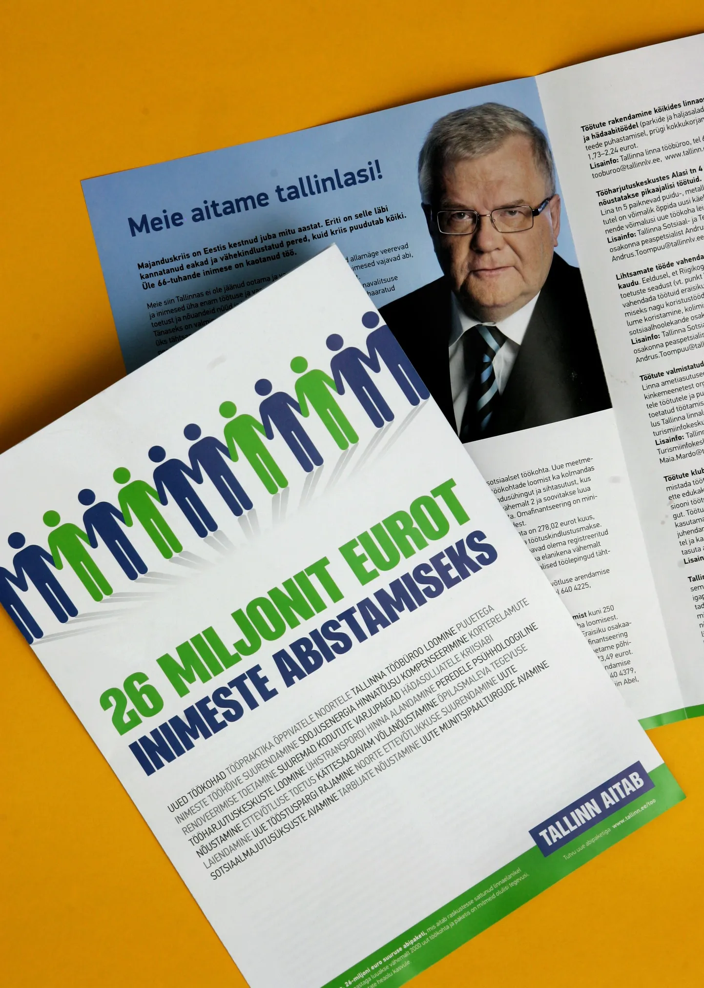 Paavo Pettai OÜ Midfield on korduvalt teinud Tallinna linna abipakettide reklaame.
