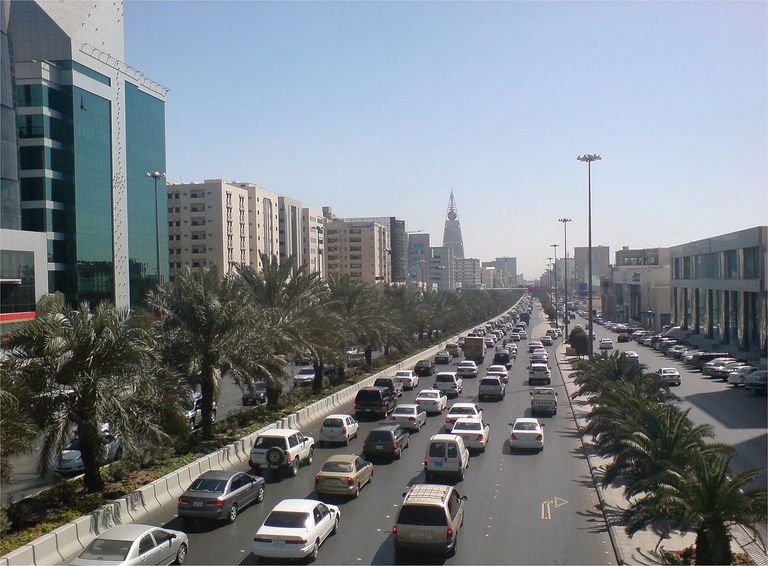 Saudi Araabia pealinna Ar-Riyāḑi kuningas Fahadi tänav