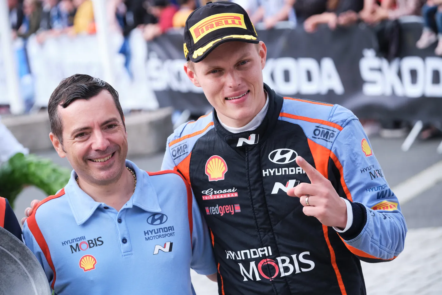 Julien Moncet ja Ott Tänak.