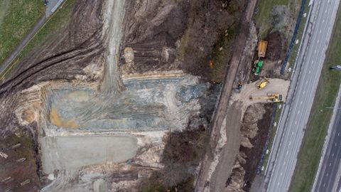 Фото и видео с дрона: в Таллинне строят мемориал жертвам коммунизма