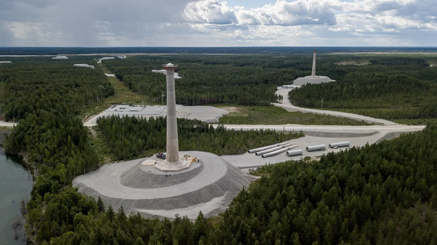 Aidu tuulepargi tuulikutornid.
