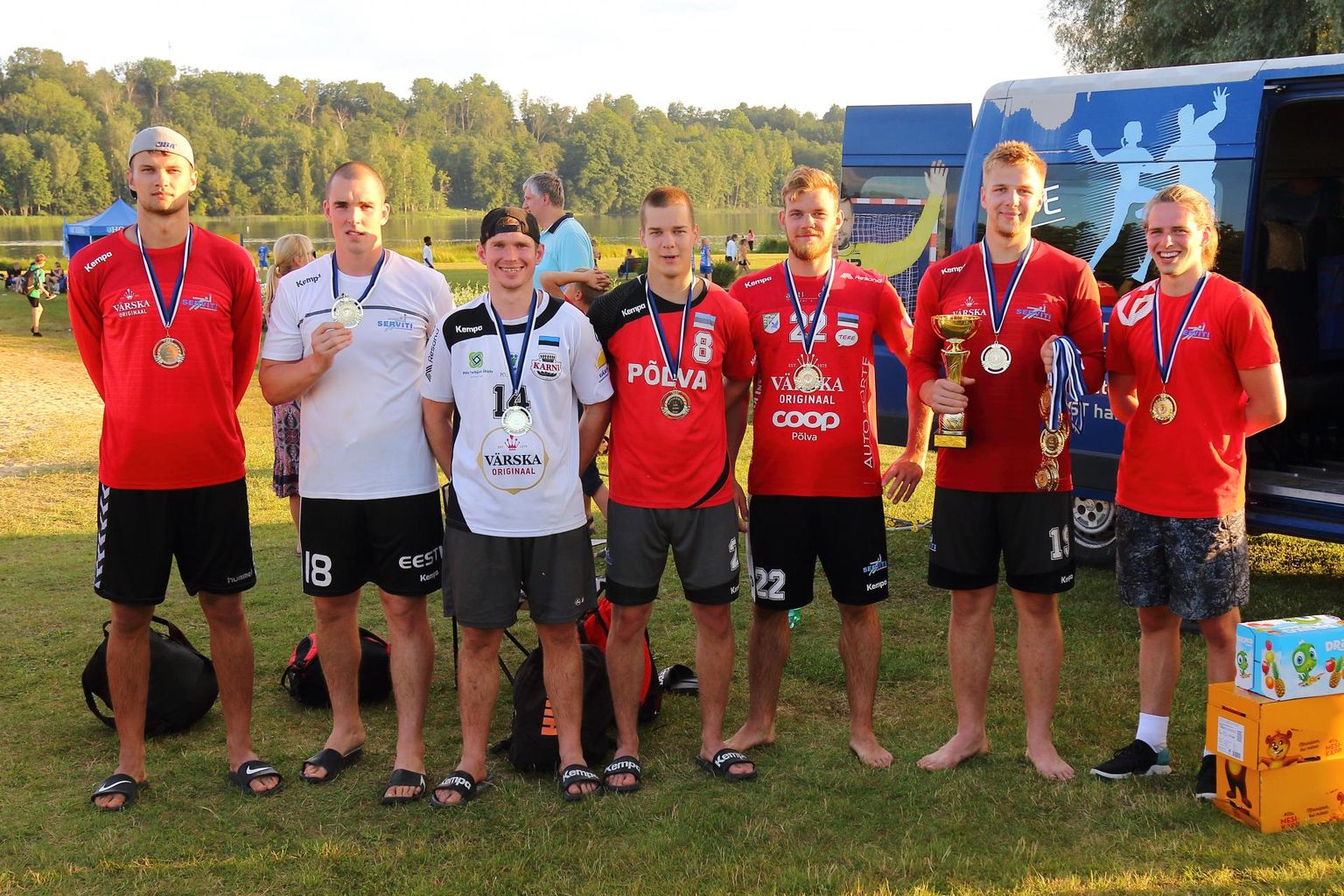 Eesti meistriks rannakäsipallis tuli Serviti 1. võistkond.