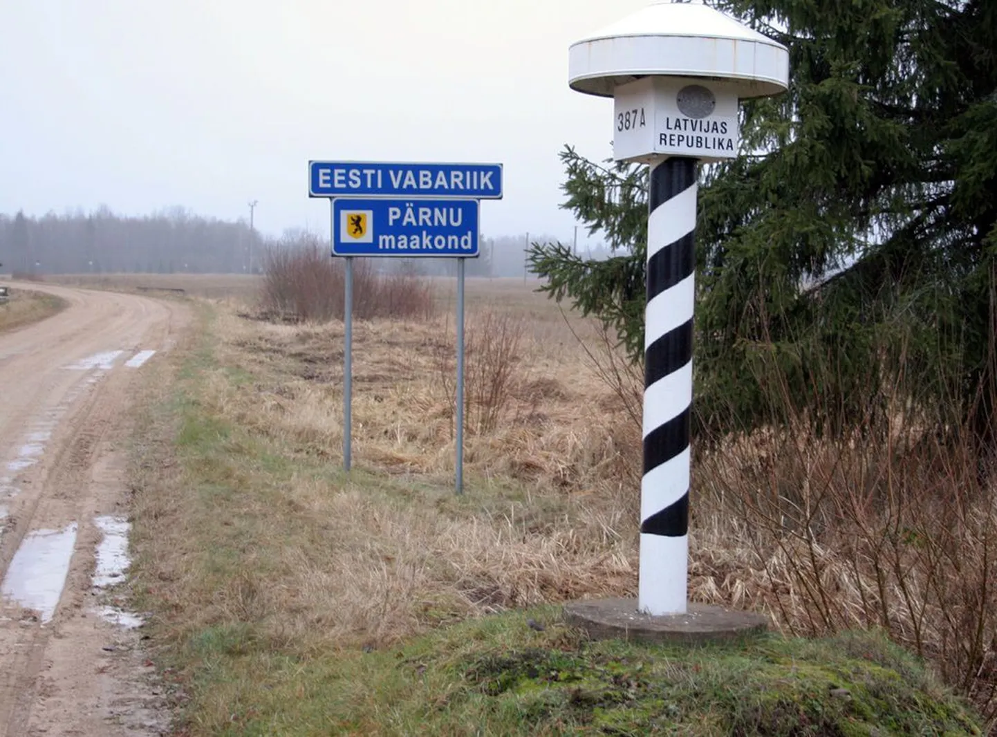 Граница Эстонии и Латвии