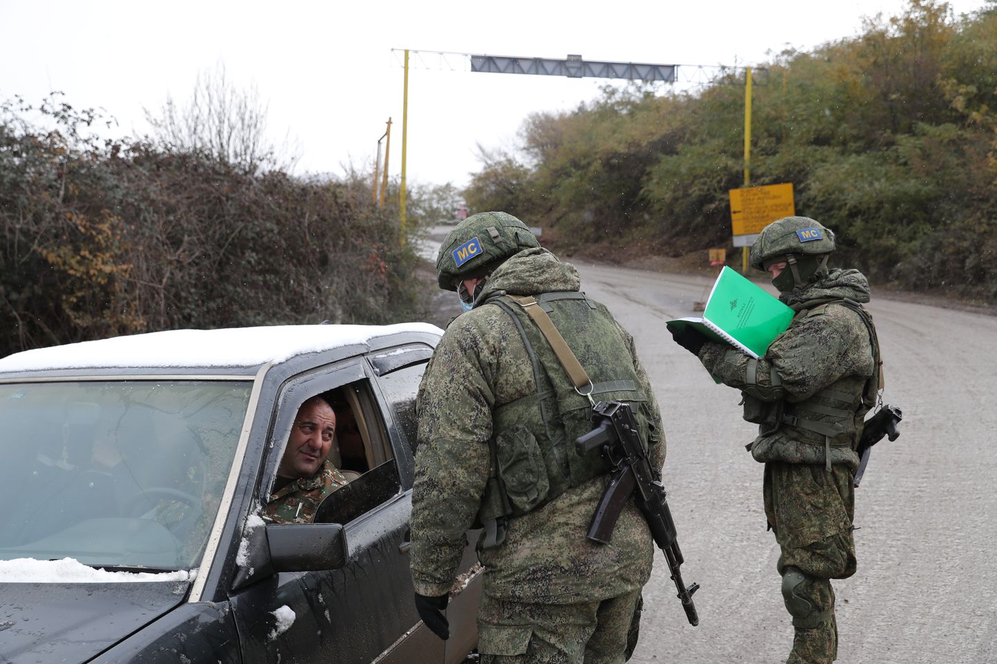 Vene rahuvalvajad mullu detsembris Mägi-Karabahhis.