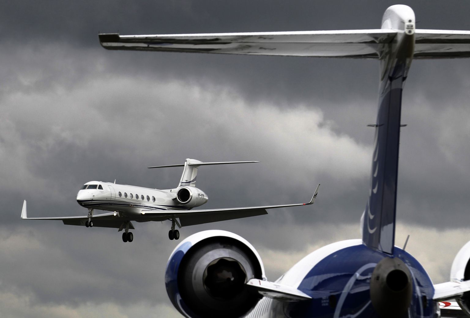 Самолет Gulfstream G550. Иллюстративное фото.
