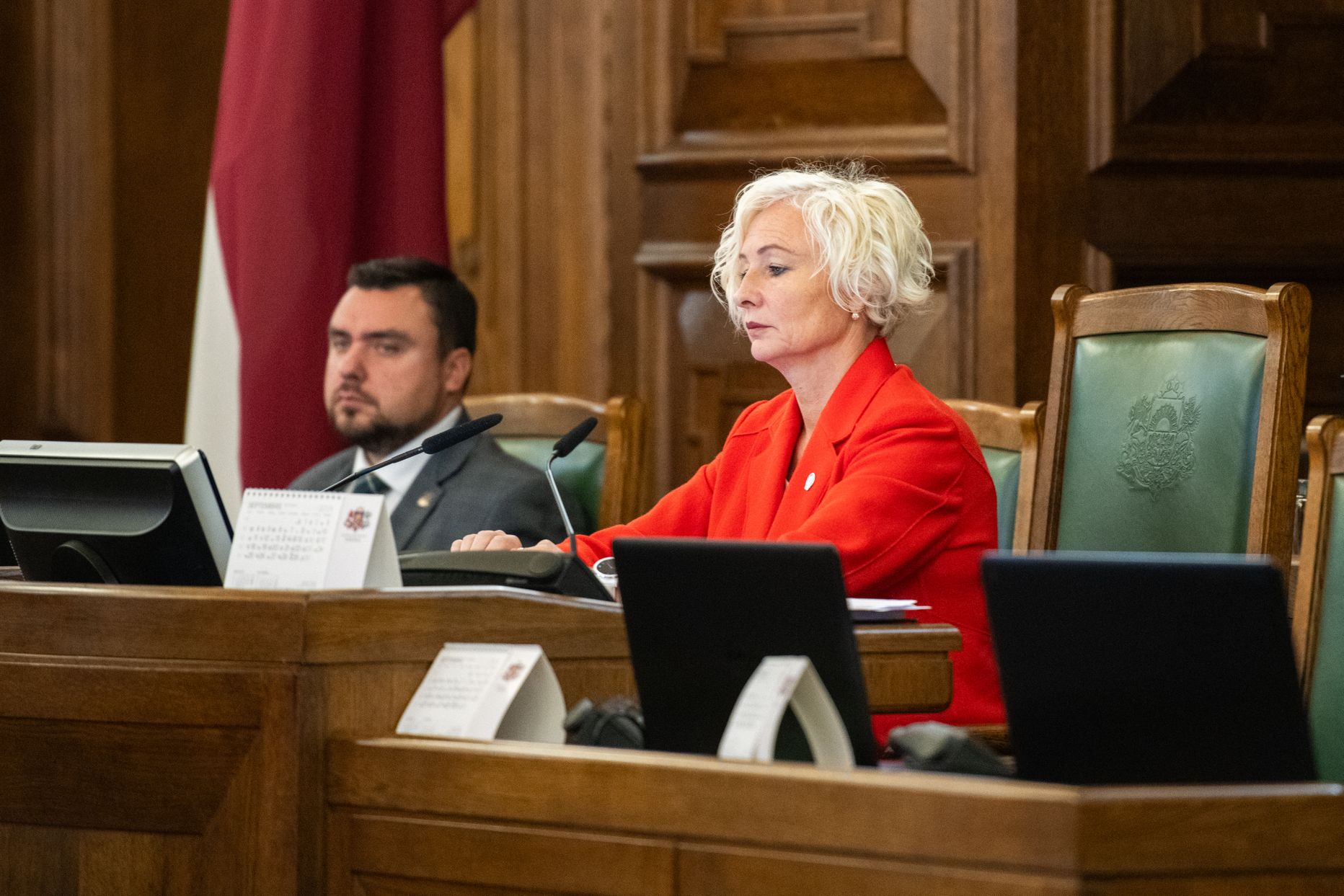Saeimas priekšsēdētāja Daiga Mieriņa