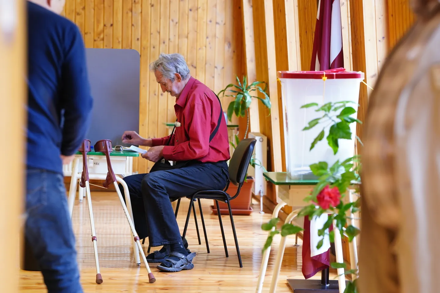 Eiropas Parlamenta vēlēšanas 209. vēlēšanu iecirknī Jūrmalas pirmsskolas izglītības iestādē "Taurenītis".