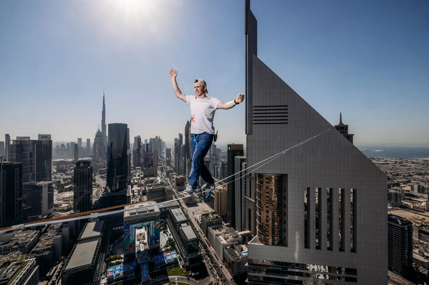 Eestlase Jaan Roose köielkõnd Dubais.