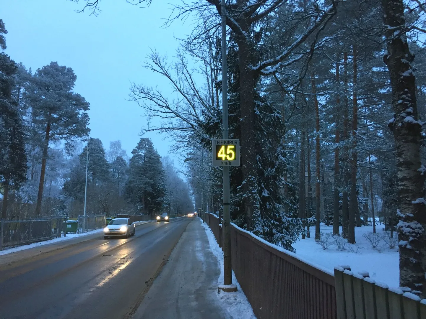 Kiirustabloo Kadaka puiesteel.
