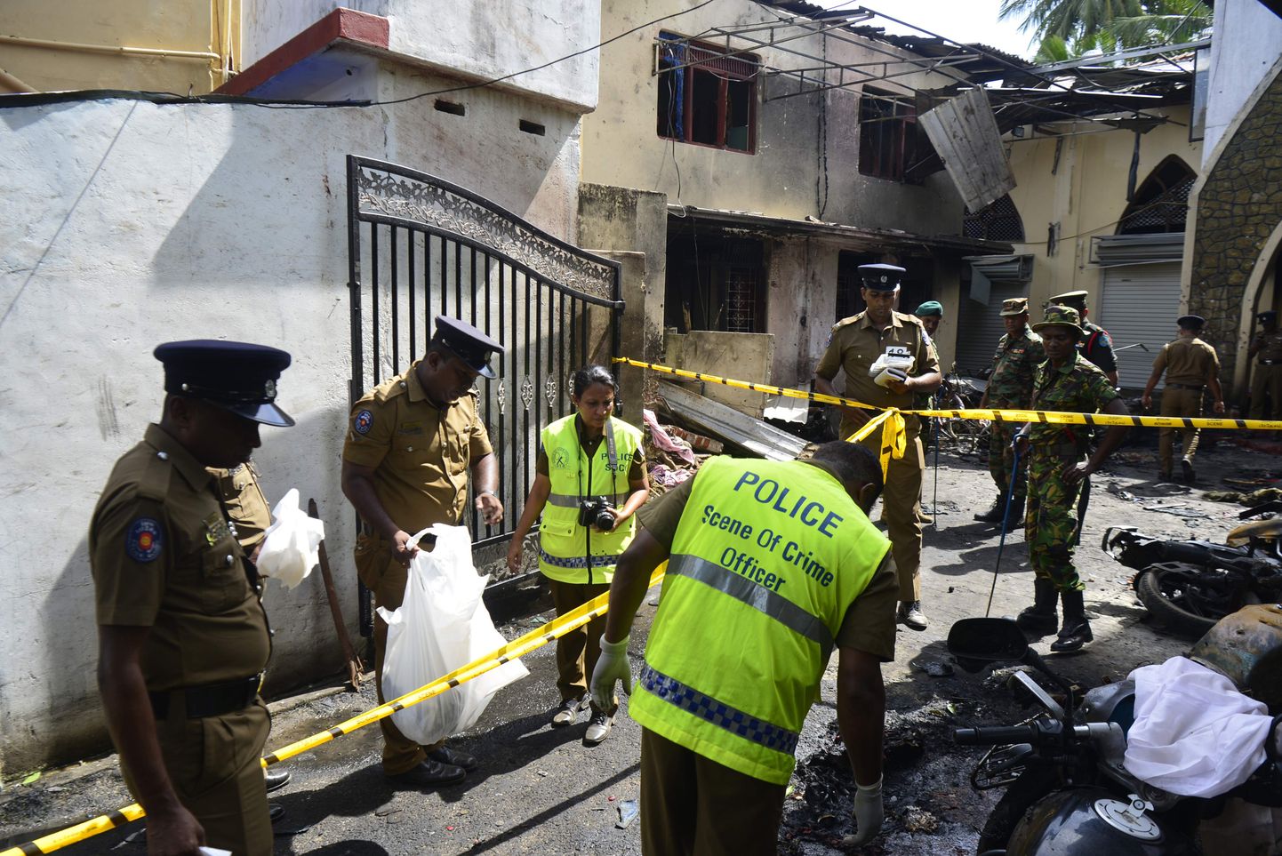 Шри-Ланка после взрыва.