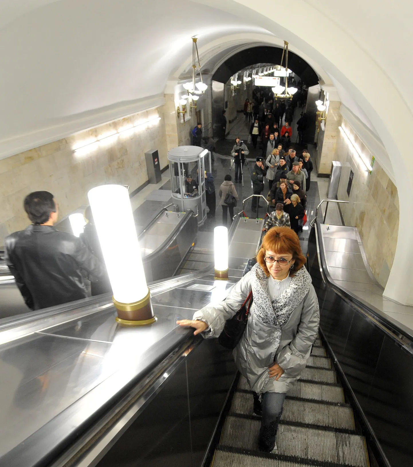 Вид на московское метро.