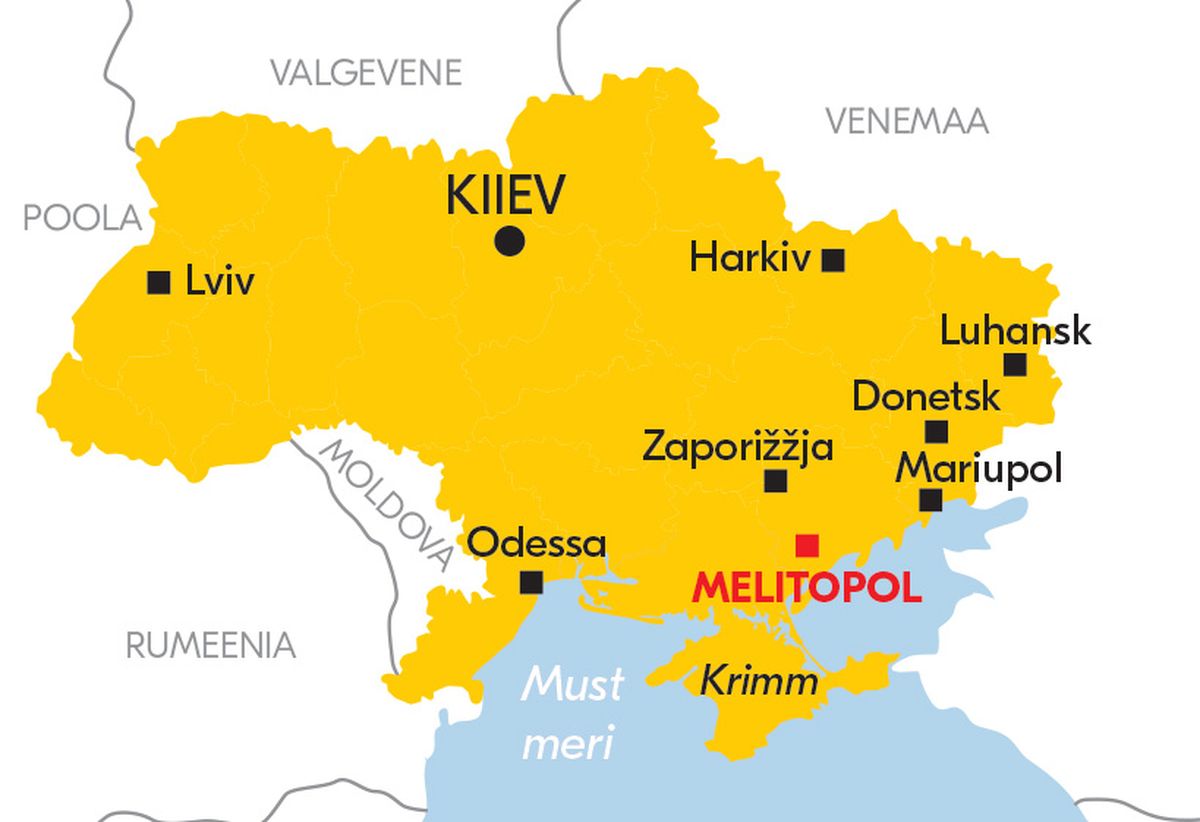 Melitopoli okupeeris Venemaa 2022. aasta märtsis.