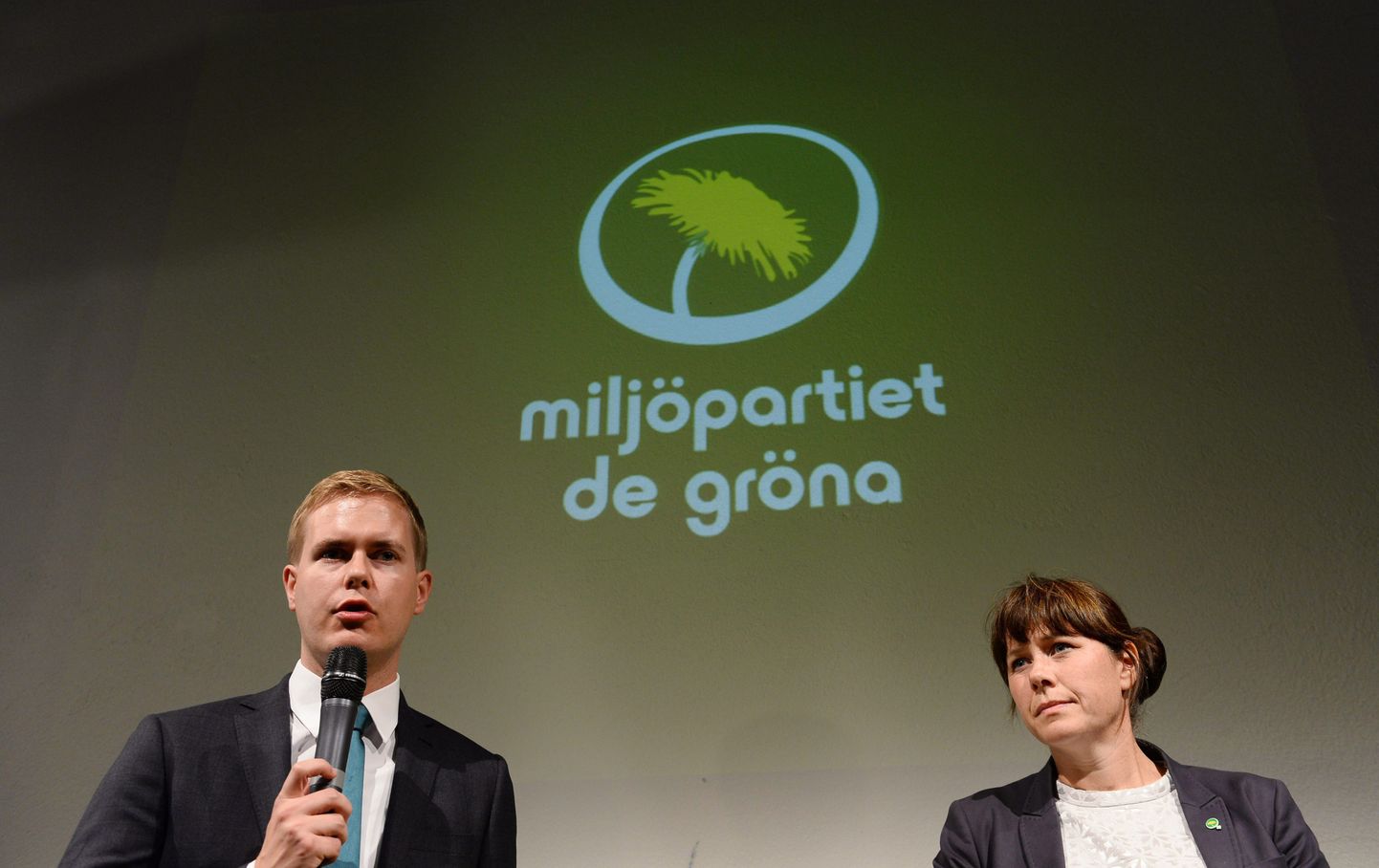 Rootsi Roheliste partei logo