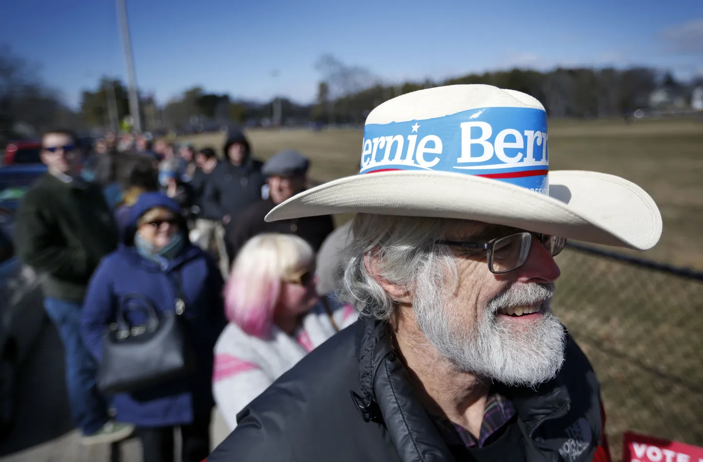 Bernie Sandersi toetajad eile demokraatide eelvalimistel.