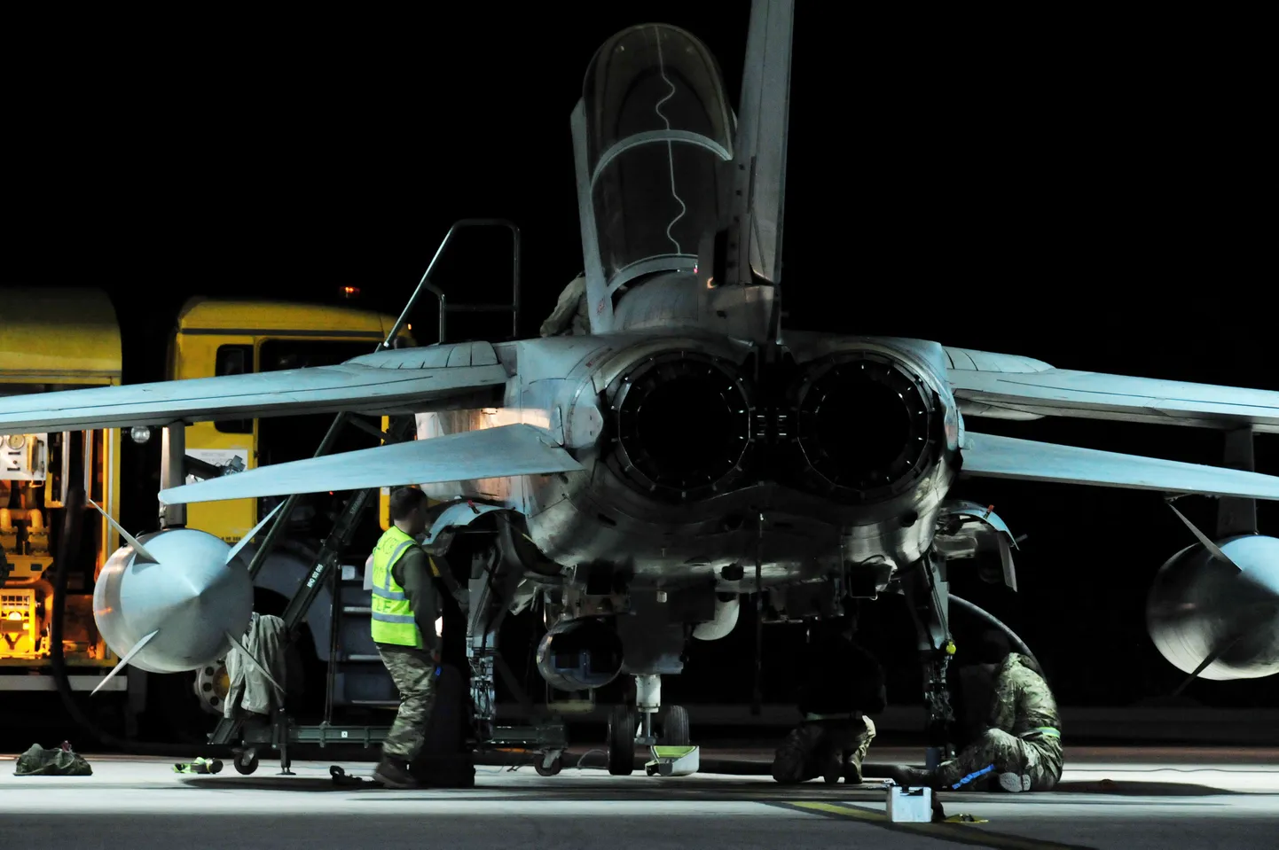 Briti hävituslennuk Tornado GR4 Küprose baasis