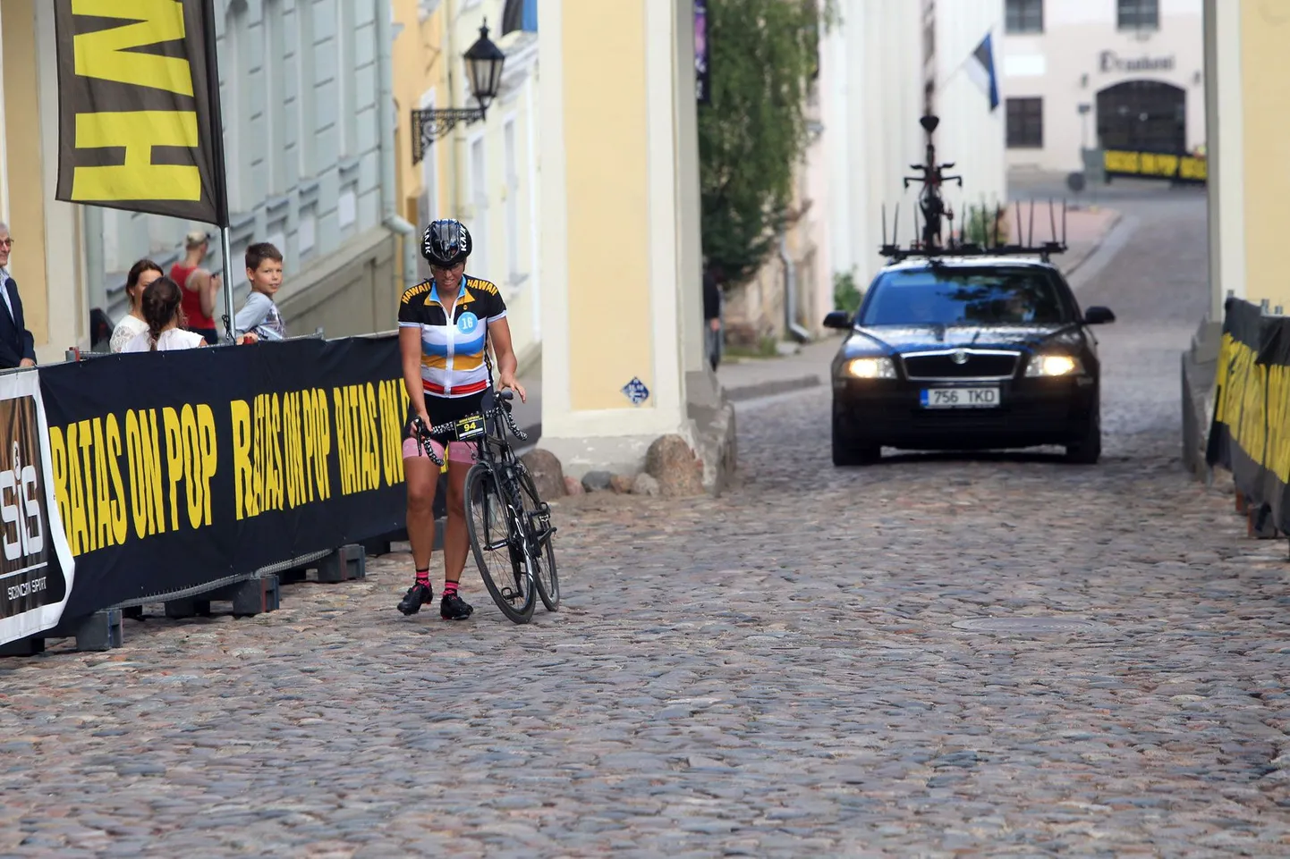 Kerdi Leetma oli ainus vapper
naine, kes valis kiireima ehk 35
km/h sõidukiirusega grupi.