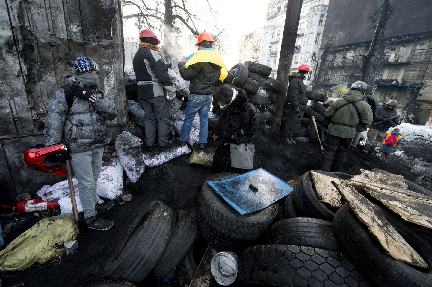 Акции протеста в Киеве. Иллюстративное фото.