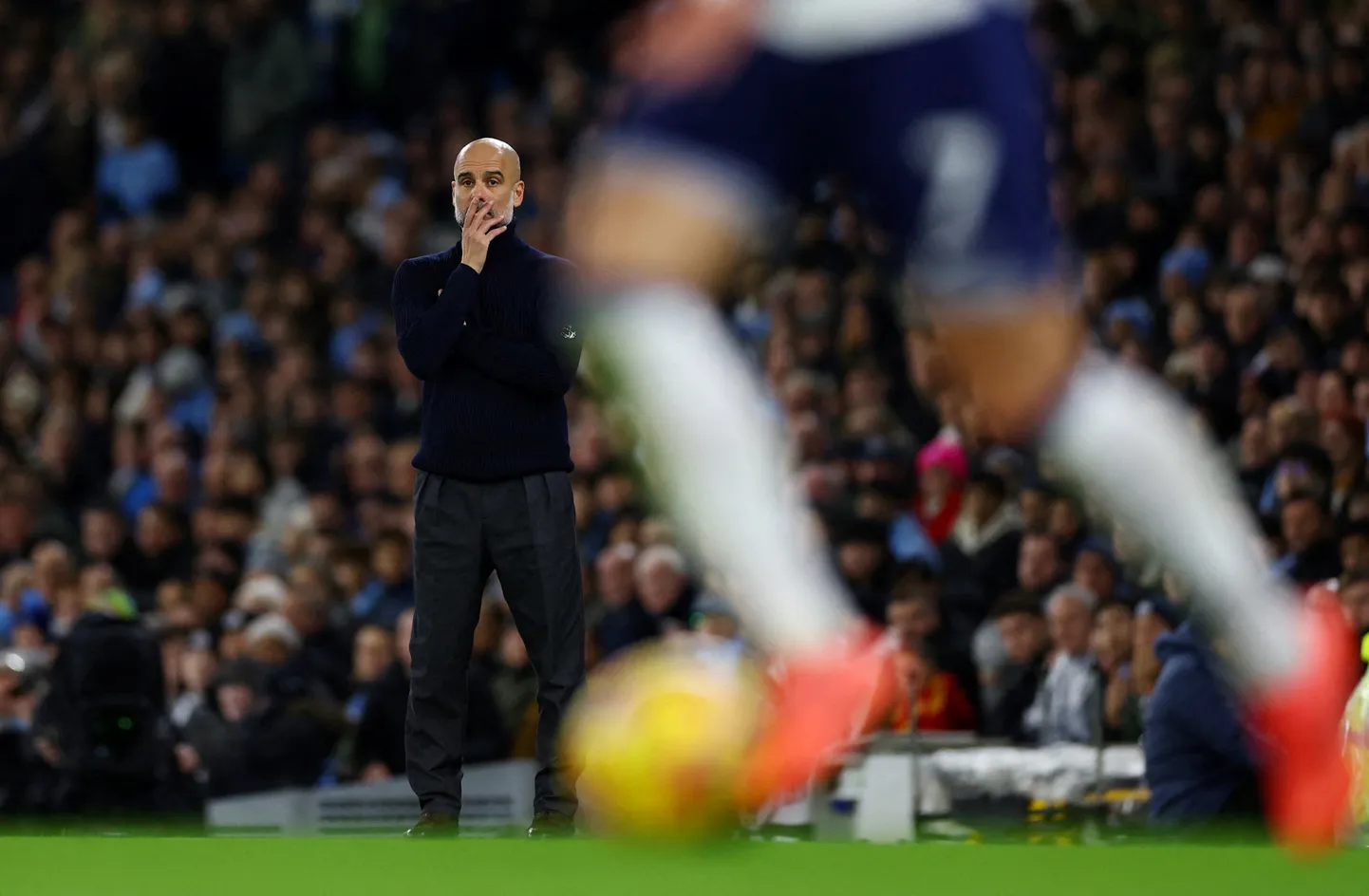 Manchester City peatreener Pep Guardiola.