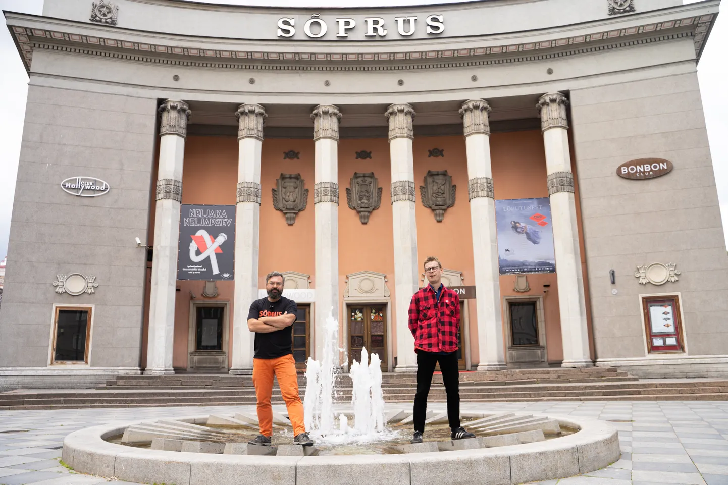 Vasakul Indrek Kasela, paremal Ivar Murd