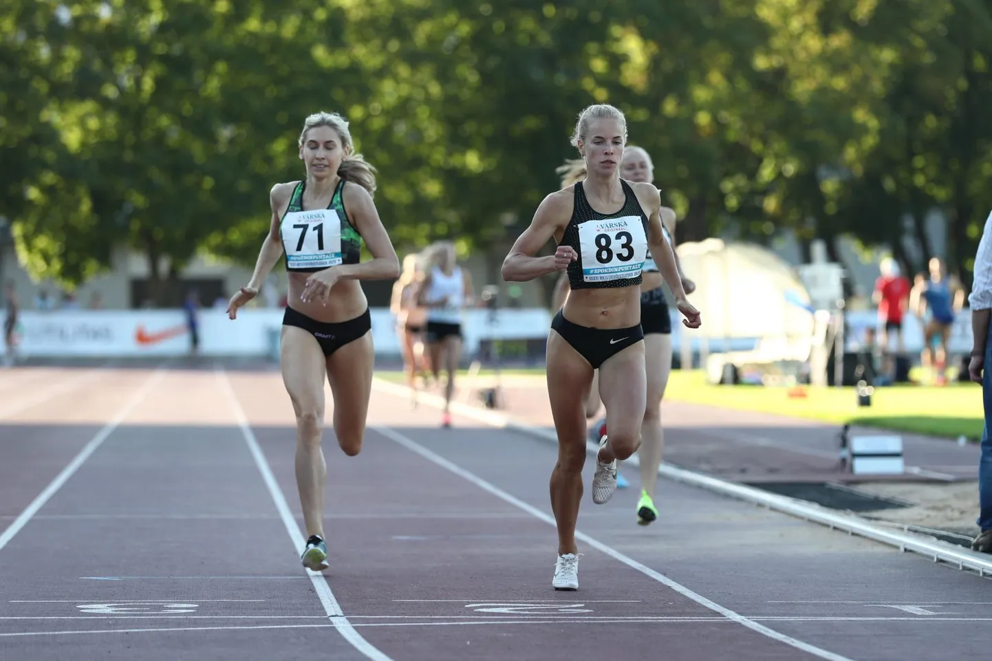 Kelly Nevolihhin (nr 83) võttis Eesti meistrivõistlustelt kahe jooksukullaga maksimumi, mis võtta andis.
