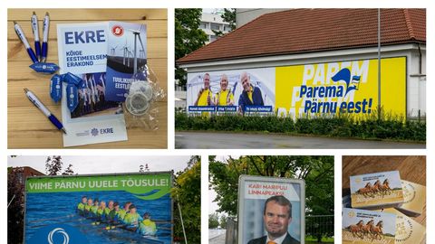 Erakonnad ja valimisliidud püüavad poolehoidjaid nii kohtumiste, ühismeedia kui ka meenetega
