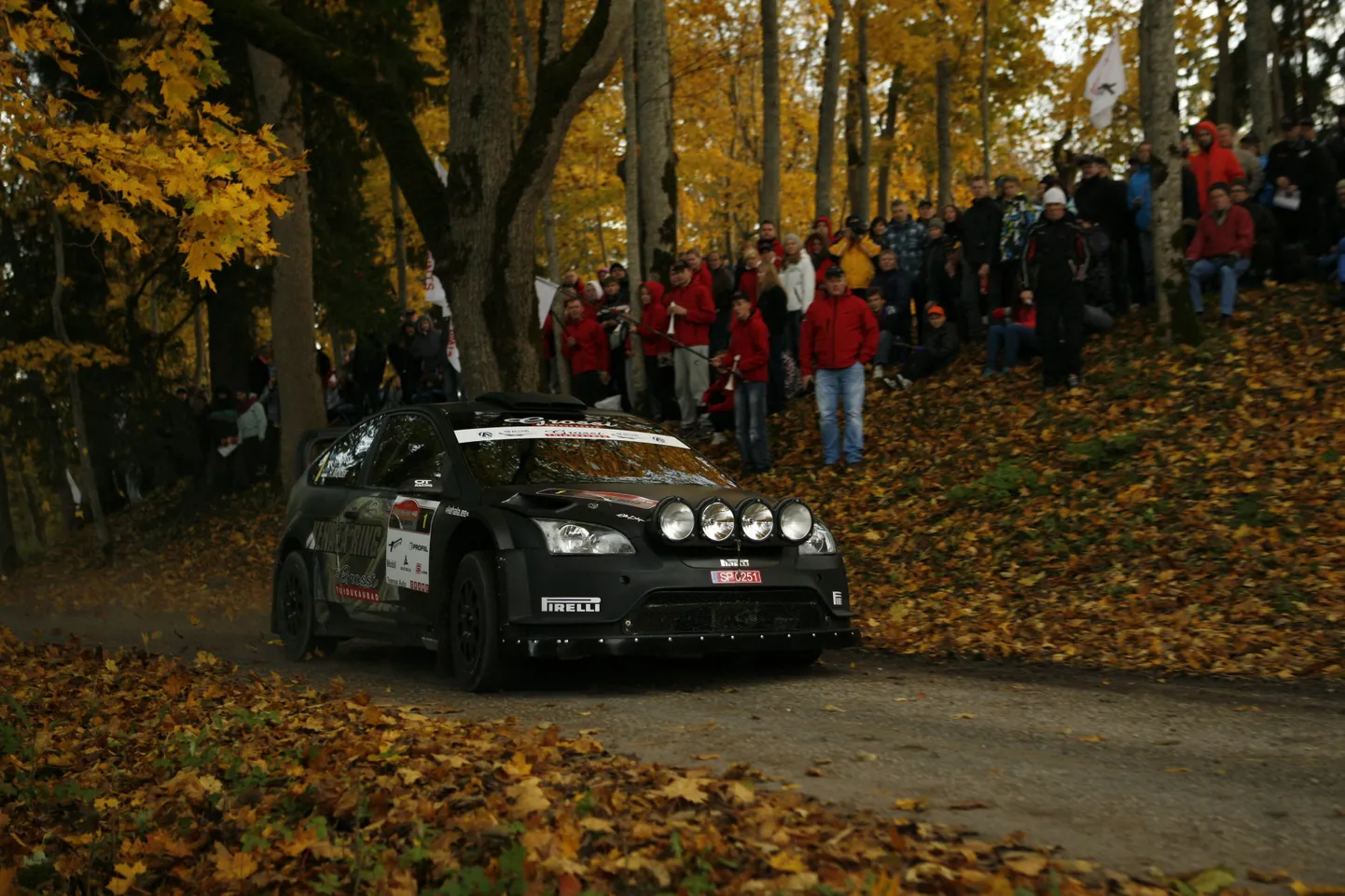 Georg Gross Saarema rallil.