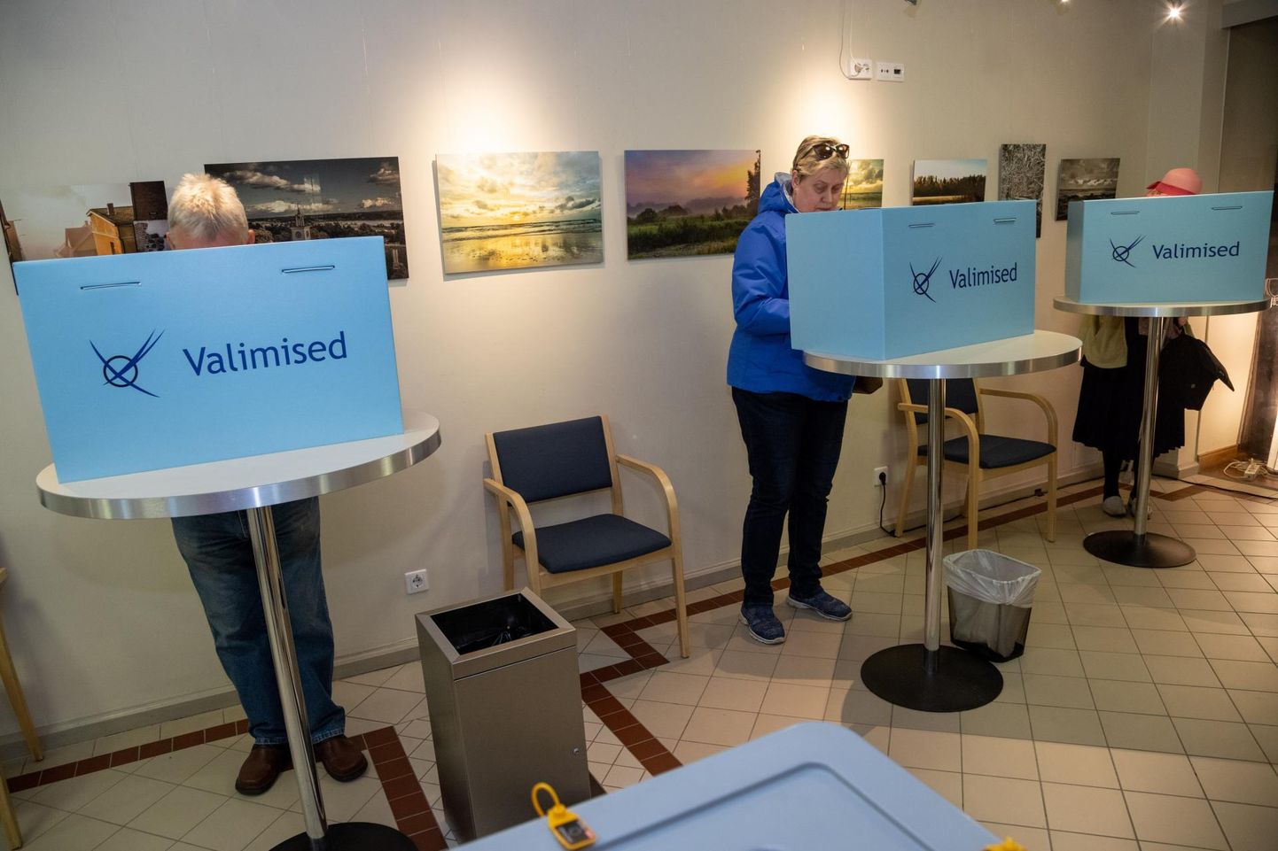 Euroopa Parlamendi valimiste eelhääletus Viljandis Sakala keskuses