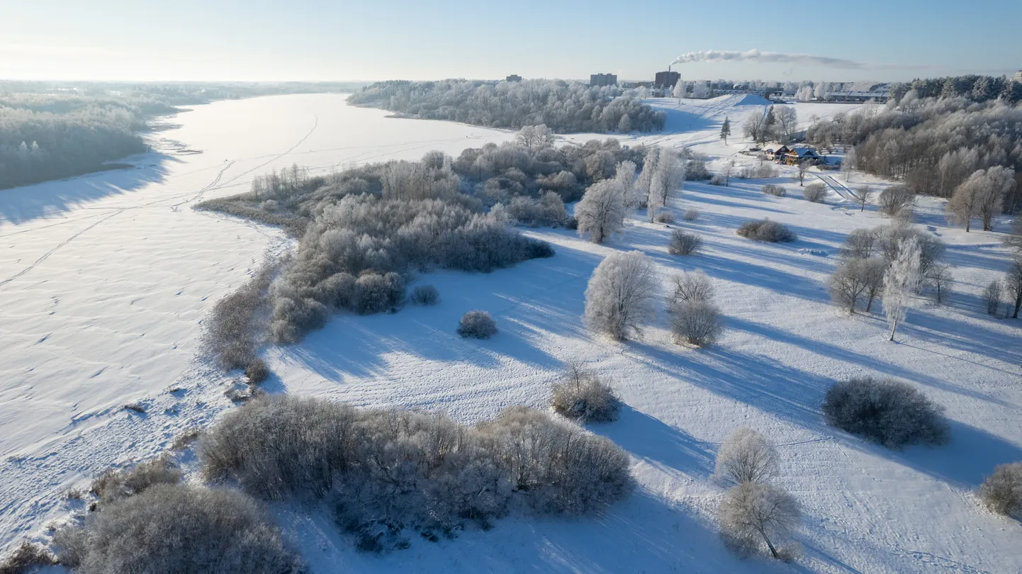 05.01.2024, Viljandi
Ilus karge talveilm Viljandis.
Foto Marko Saarm, Sakala