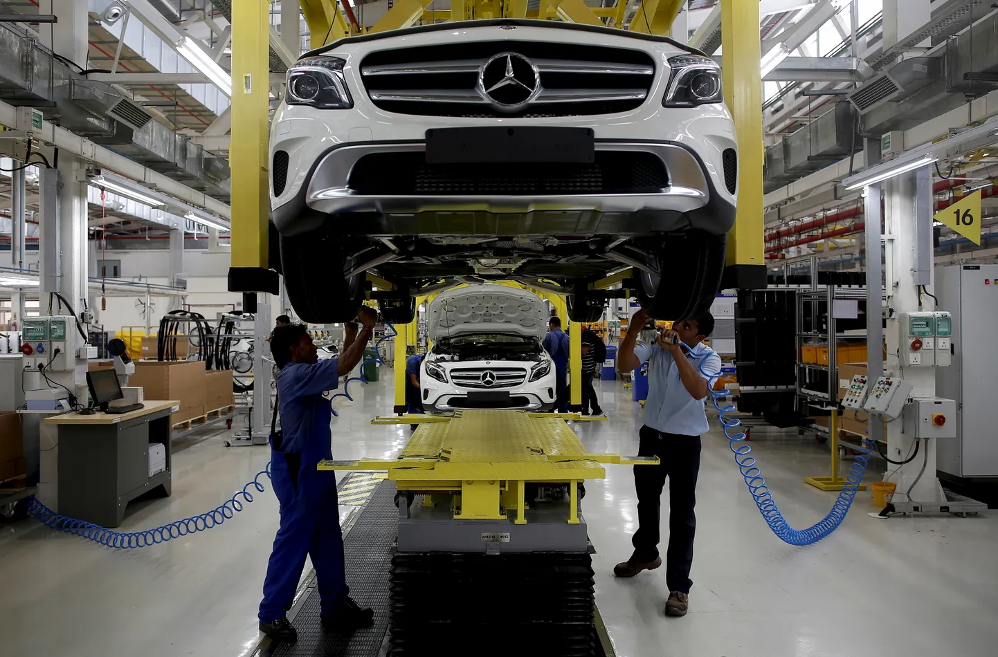 Mercedese tehas.