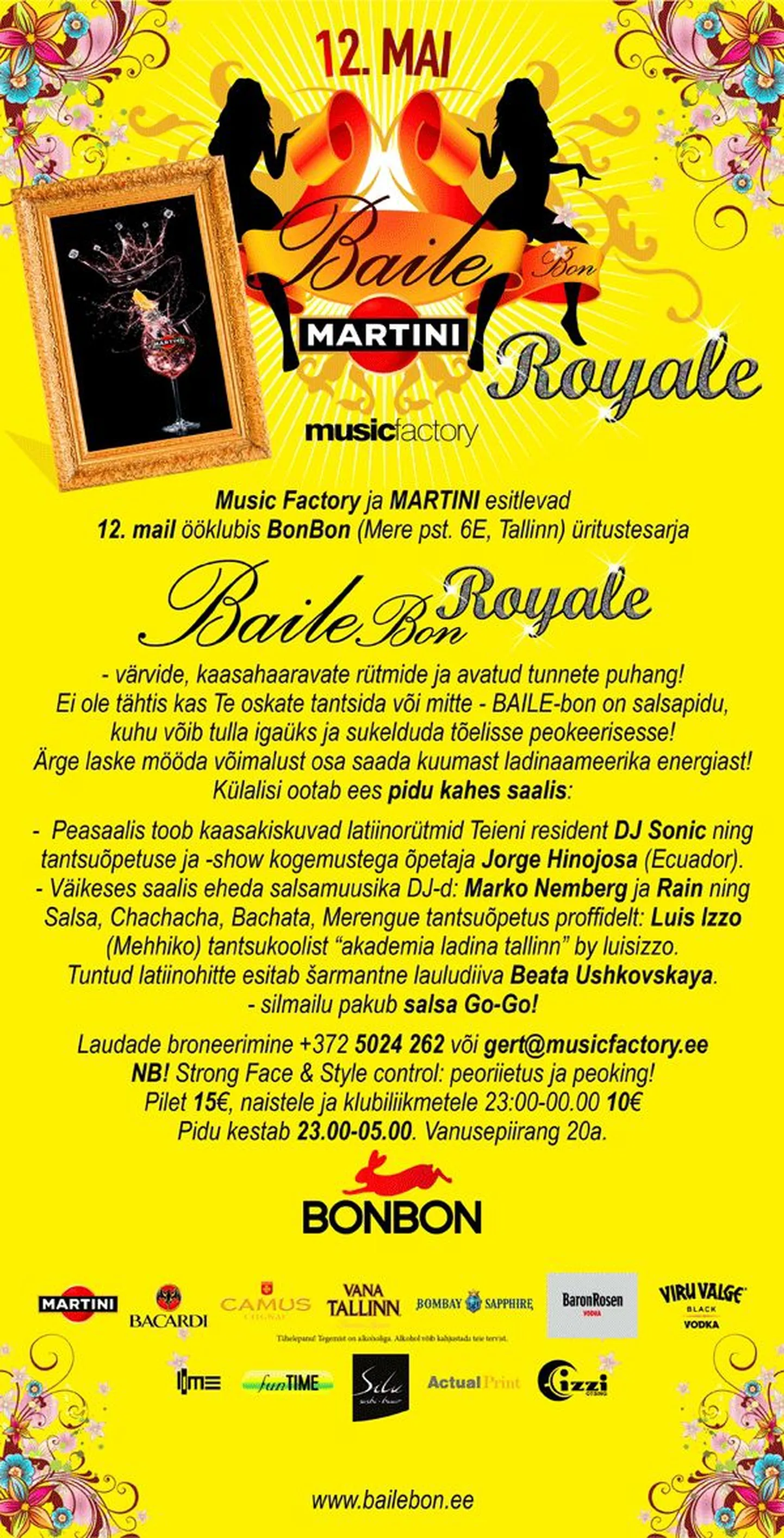 Laupäeval Baile-bon Royale!
