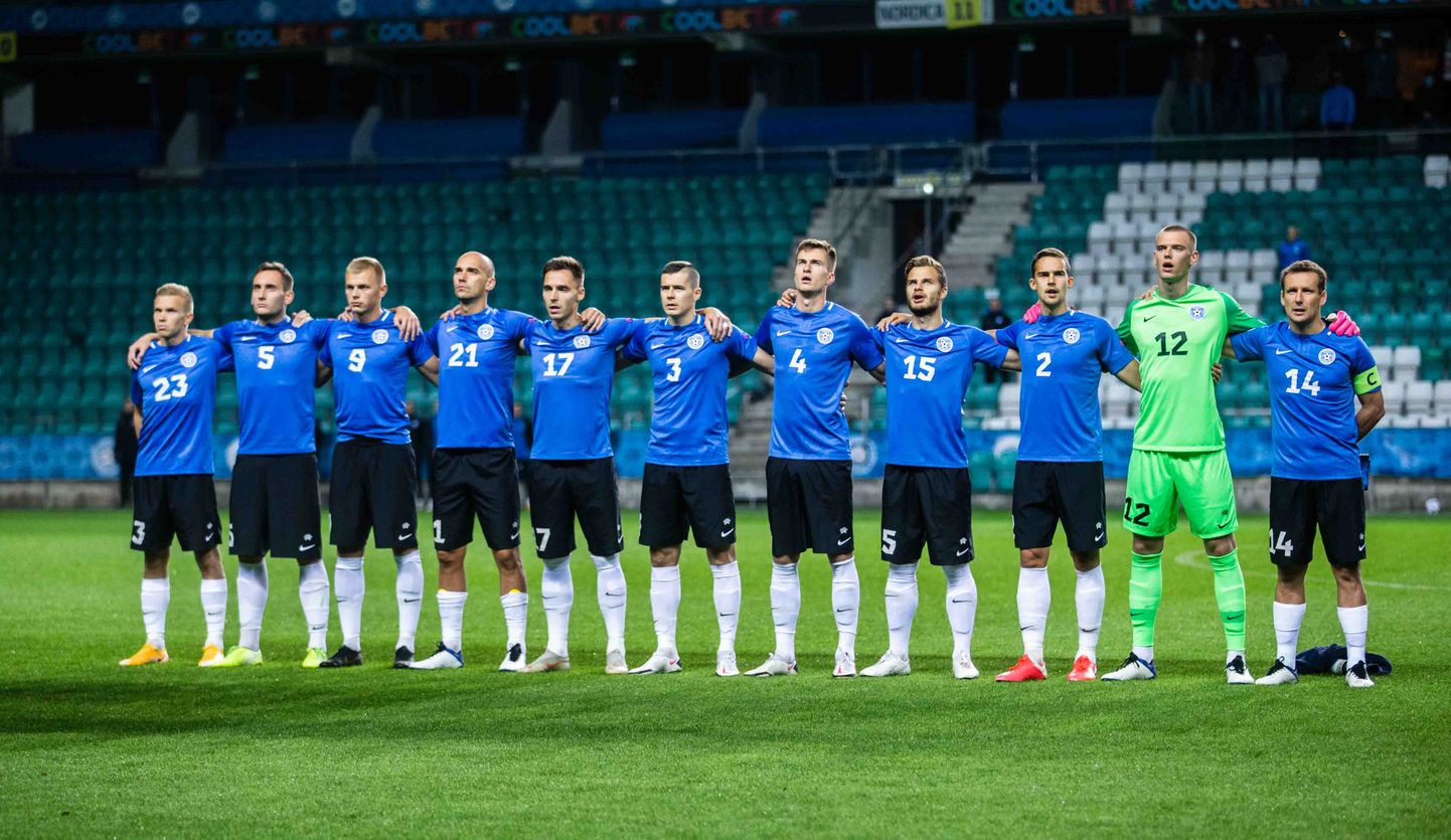 Eesti meeste jalgpallikoondis.