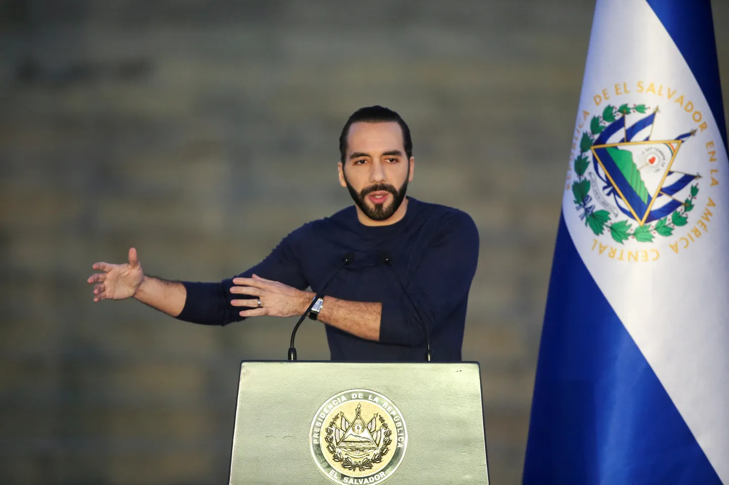 Salvadoras prezidents Najubs Bukele