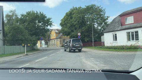 VIDEO ⟩ PUUST ETTE JA PUNASEKS: Liiklussegadus Kuressaare tänavatel